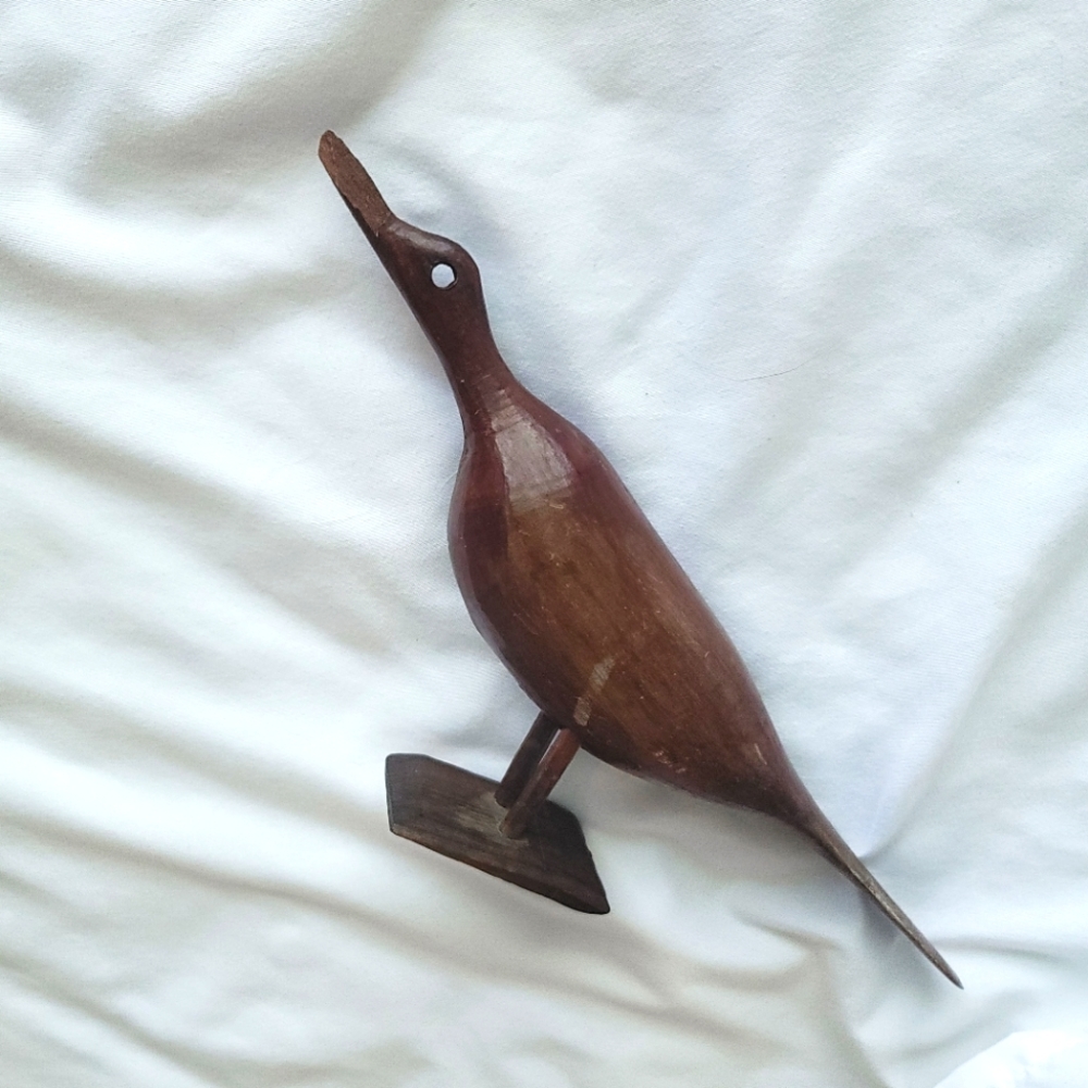 Wooden Bird Figurine 🕊️